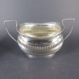 Antique S.J. Levi & Co Leviathan Hard Soldered EPNS Silveplate Creamer & Sugar