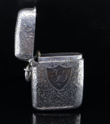 Antique English Sterling Silver Vesta Case Birmingham 1897