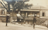 c1910 - 1920 / Hong Kong, Chair Ride / Unused RPPC Real Photo Postcard.