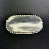 Antique C.1900 English Sterling Silver Suff Box Hamilton & Co Calcutta