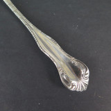 Ornate Vintage Silverplate W M Rogers Cold Meat Serving Fork