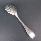 Antique 1800s Schreiner & Bros Silverplate Serving Spoon