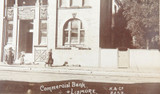 RARE 1913 Commercial Bank, Lismore, NSW RPPC Real Photo Postcard.