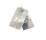 Versatile Sterling Silver & M.O.P Mother & Daughter Pendant 5.8g