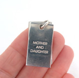 Versatile Sterling Silver & M.O.P Mother & Daughter Pendant 5.8g