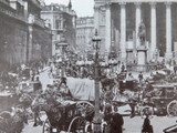 c1890 Francis Firth (1822-1898) Original Carbon Photo Print, “The Exchange"
