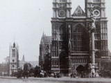 c1890 Francis Firth (1822-1898) Original Carbon Photo Print, “Westminster Abbey"