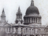 c1890 Francis Firth (1822-1898) Original Carbon Photo Print, St Pauls Cathedral
