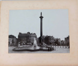 c1890 Francis Firth (1822-1898) Original Carbon Photo Print, “Trafalgar Square"