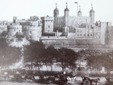 c1890 Francis Firth (1822-1898) Original Carbon Photo Print, "Tower of London"