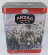 2016 Unibic ANZAC Biscuit Tin L/Ed + Pamphlet “Two-Up With The Troops"