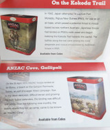 2016 Unibic ANZAC Biscuit Tin L/Ed + Pamphlet “Two-Up With The Troops"