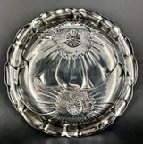 Antique American Large 10” Art Nouveau Wallace Sterling Silver Poppy Bowl #123