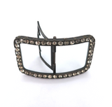 Antique Art Deco Style Women's Sparkly Diamanté & Brass Belt Buckle 27.1g
