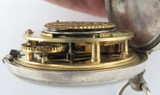 1799 J Henderson, Dunfermline, Scotland Pair Cased Sterling Silver Pocket Watch