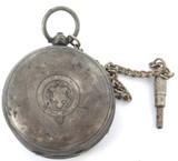 1898 English Sterling Silver Pocket Watch. "The Franklin” John Myers, London.