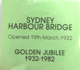 RARE JOB LOT ! 23 x 1932 - 1982 Sydney Harbour Bridge Golden Jubilee Medals.