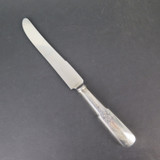 Antique Sterling Handled Dinner Knife With Stainless Blade