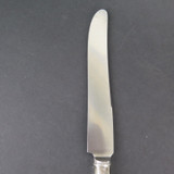 Antique Sterling Handled Dinner Knife With Stainless Blade