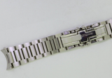 Auth JLC Jaeger LeCoultre Master Control Steel Watch Bracelet 21mm QM90AS10