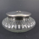 Vintage Volitive Tea Light Candle Holder With Sterling Silver Lid