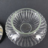 Vintage Volitive Tea Light Candle Holder With Sterling Silver Lid