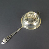 Early 1900s Manchester Silver Co, USA Sterling Silver Tea Strainer