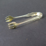 Antique Miniature Sterling Silver Sugar Tongs by Dominick & Haff, New York