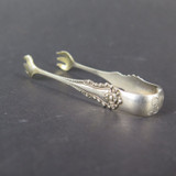 Antique Miniature Sterling Silver Sugar Tongs by Dominick & Haff, New York