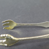 Antique Miniature Sterling Silver Sugar Tongs by Dominick & Haff, New York