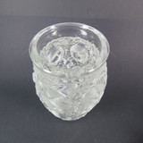 Lalique, France 'Bagatelle' Bird & Fern Crystal Vase, Rare 17cm Height Version