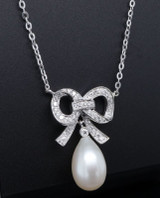 Vintage Cultured Tear Drop Pearl & G Vs Diamond set 18k Gold Anklet Val $4490