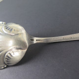 Frank Smith, USA Antique Gilt Washed Shell Shaped Serving Spoon