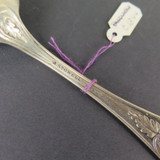 C1844 American Coin Silver Teaspoon by A. Stowell, Monogramed M to underside