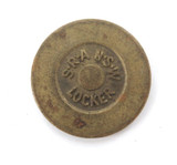 Vintage S.R.A. NSW State Railway Authority Metal Locker Token