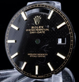 Authentic Rolex Day Date II 41mm President 218238 Black Dial #220