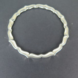 Four Assorted Large Vintage Silver Bangles