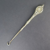 Antique 1880s - 90s Sterling Silver Button Hook by Foster & Bailey, USA