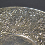 Late 1800s Highly Decorative Antique Barbour S.P. Co, USA Silverplate Tray