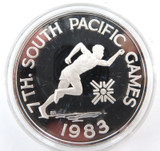 Scarce 1983 Western Samoa 10 Tala Sterling Silver Proof Coin.