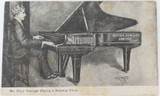1910 Steinway Piano, Nicholson & Co Ltd, Sydney Promotional Postcard.
