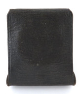 Early 1900s Travel Clock in Protective Leather Case.