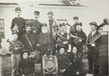.Rare Grouping. 9 x Antique Band Photos. Salvation Army, Charters Towers, Cairns