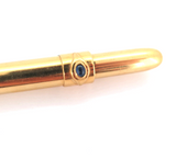 Vintage Yves Saint Laurent YSL Signed Ladies Gold Plate Purse Pen Length 9cm