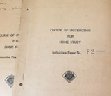 RARE c1940s Marconi School of Wireless, Sydney Course Instruction Papers.