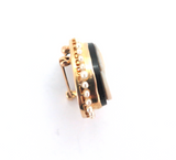 Beautiful 14ct Yellow Gold & Freshwater Pearl Portrait Cameo Brooch/Pendant 5.1g