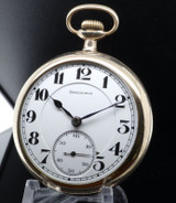 1920 Illinois Burlington 107 21 Jewel Gold Filled OF 16s Railroad Pocket Watch