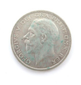 High Grade 1929 English Half Crown .500 Silver 14.1 Grams 32mm
