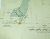 Rare Very Large WW2 USA Nautical & Land Map of Aitutaki, Cook Islands, Pacific.