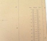 Rare Large Vintage Nautical & Partial Land Map of Port Arthur, Tasmania